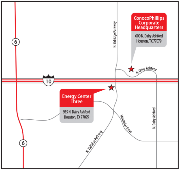 Click for a printable PDF of the Houston Map