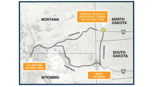 map to national parks