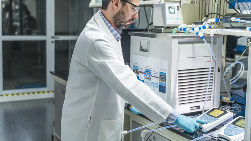 Process Lab, Senior Engineers Joel with OCP unit