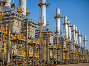 Steam generators at Surmont Central Processing Facility 2