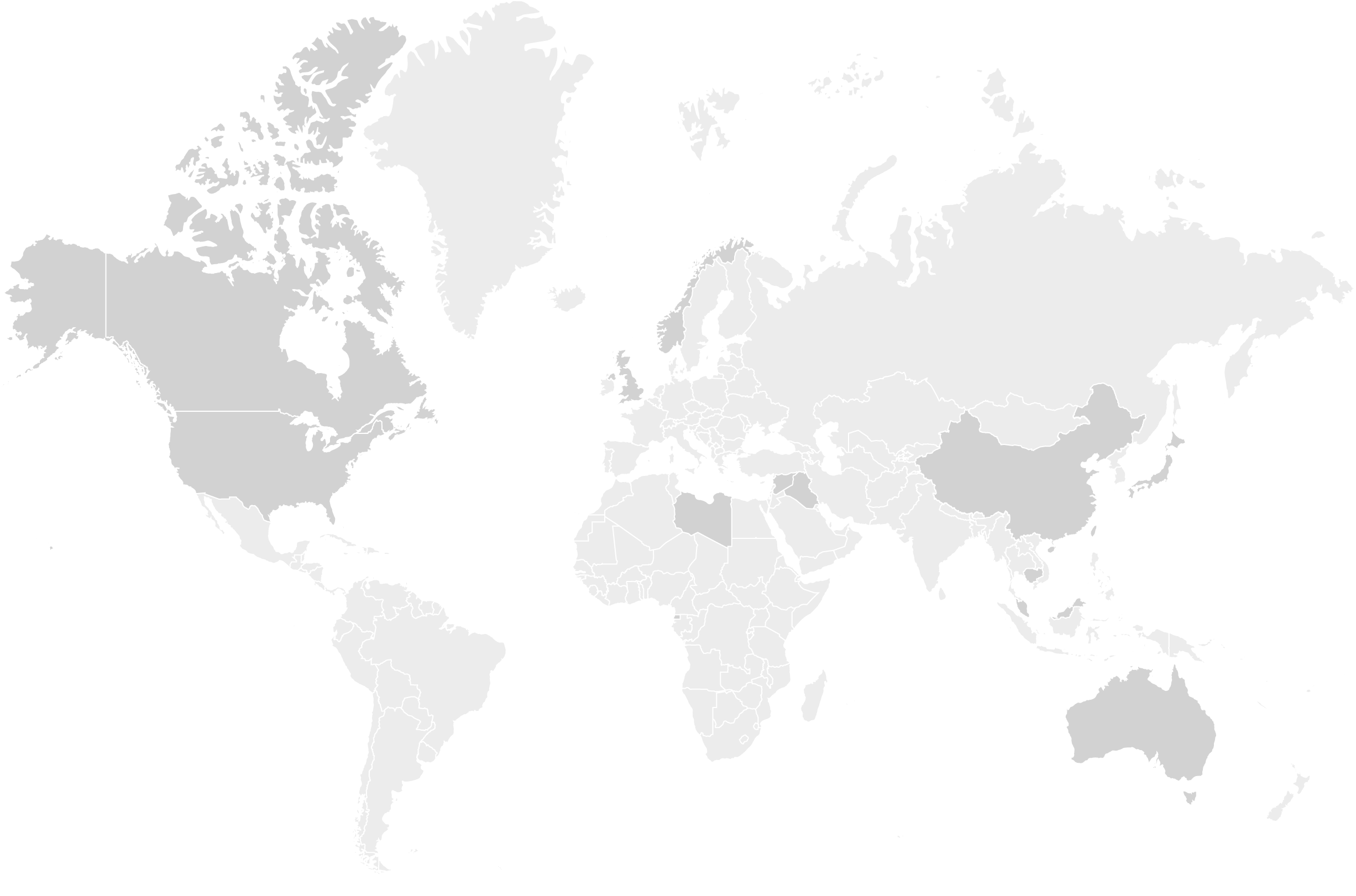Map of the world