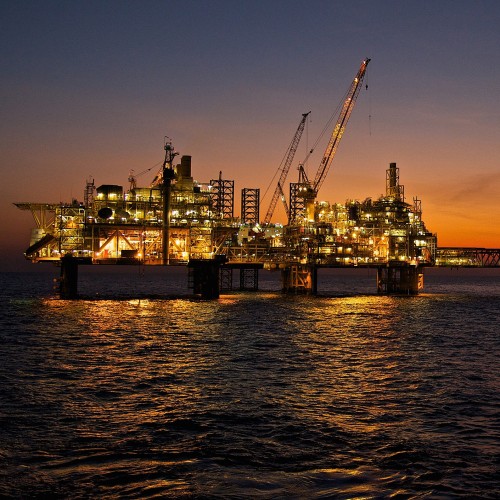 Bayu-Undan Gas production facilities in the Timor Sea.