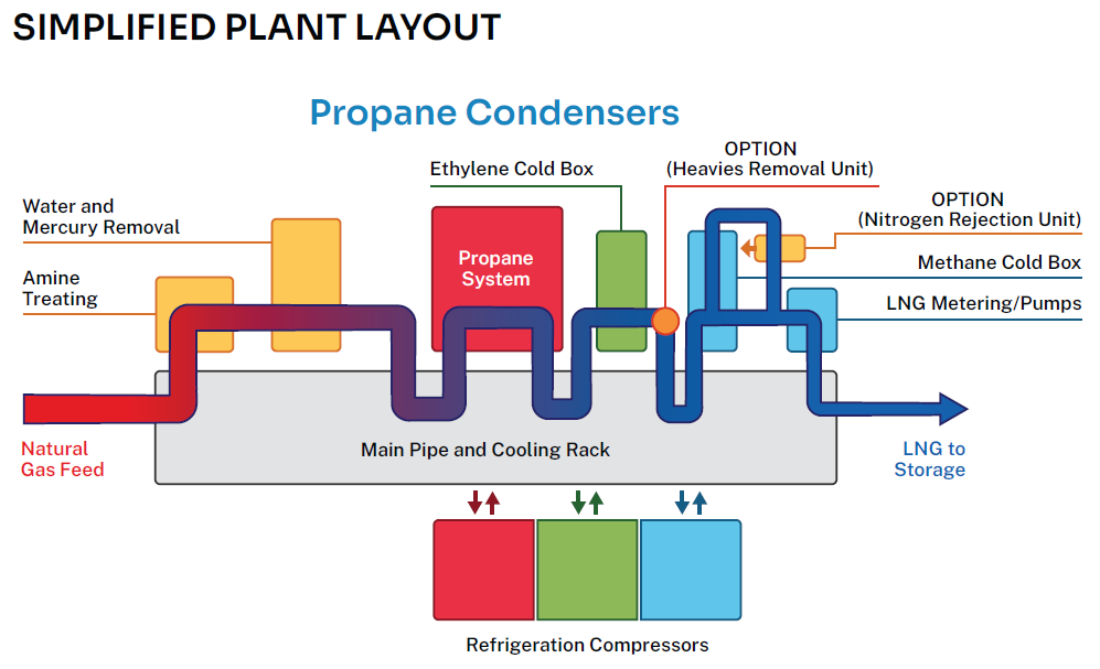 LNG Facility Layout