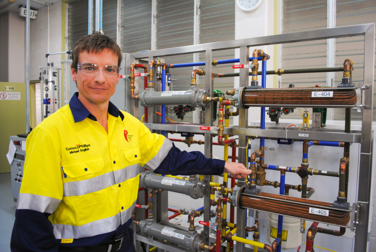 Michael in 2013 at the Central Queensland Institute of Technical and Further Education