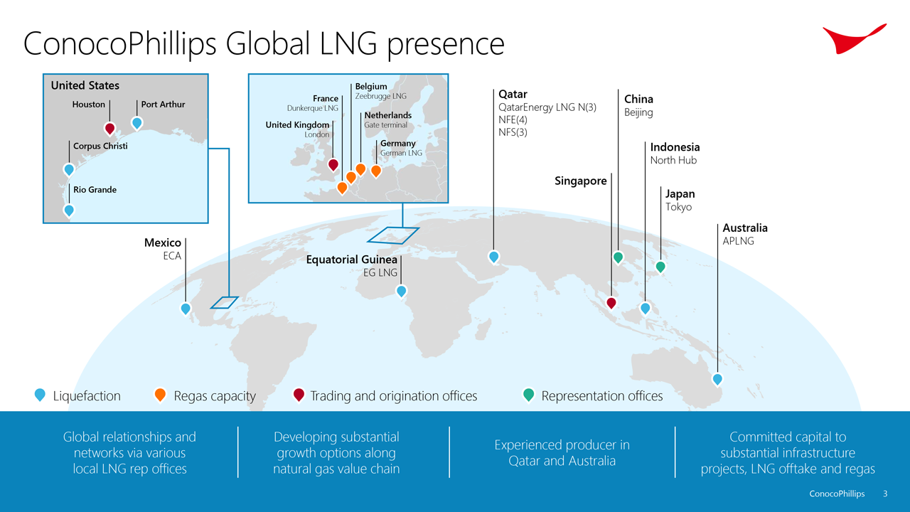 Map of Global LNG locations
