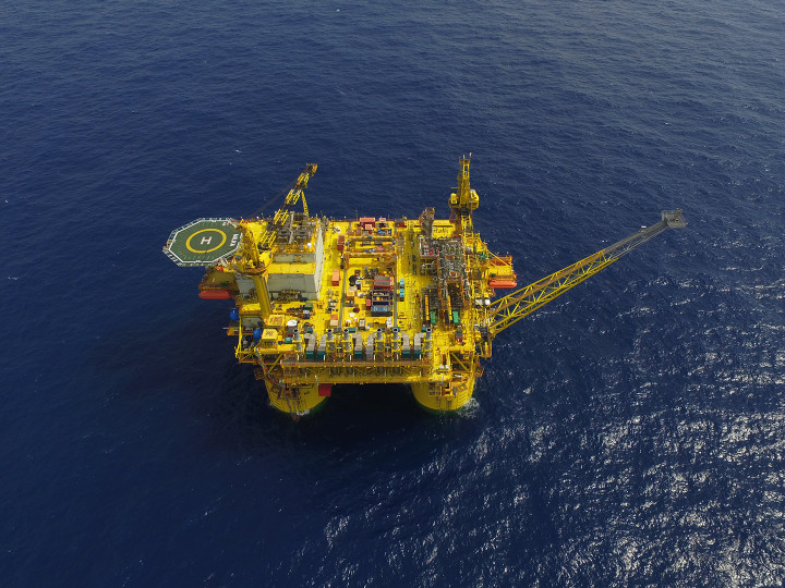 Malikai platform at sea.