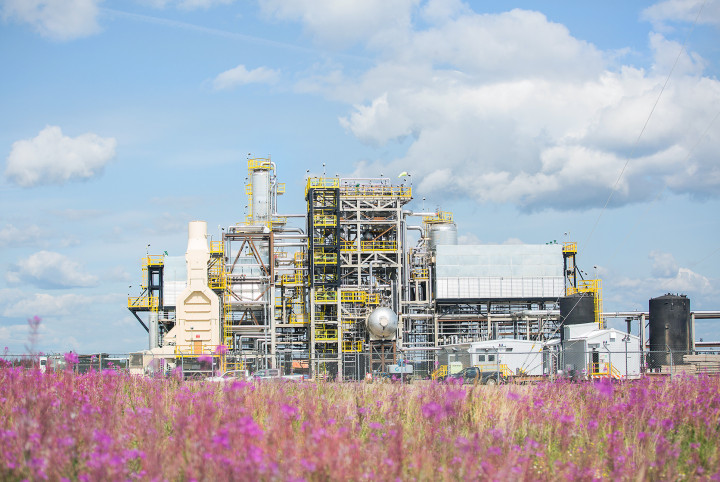 Monteny asset in a field 