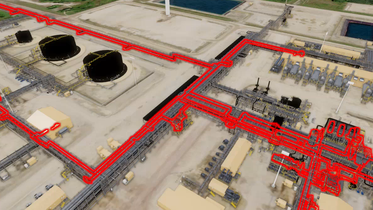 view asset integrity information in 3D