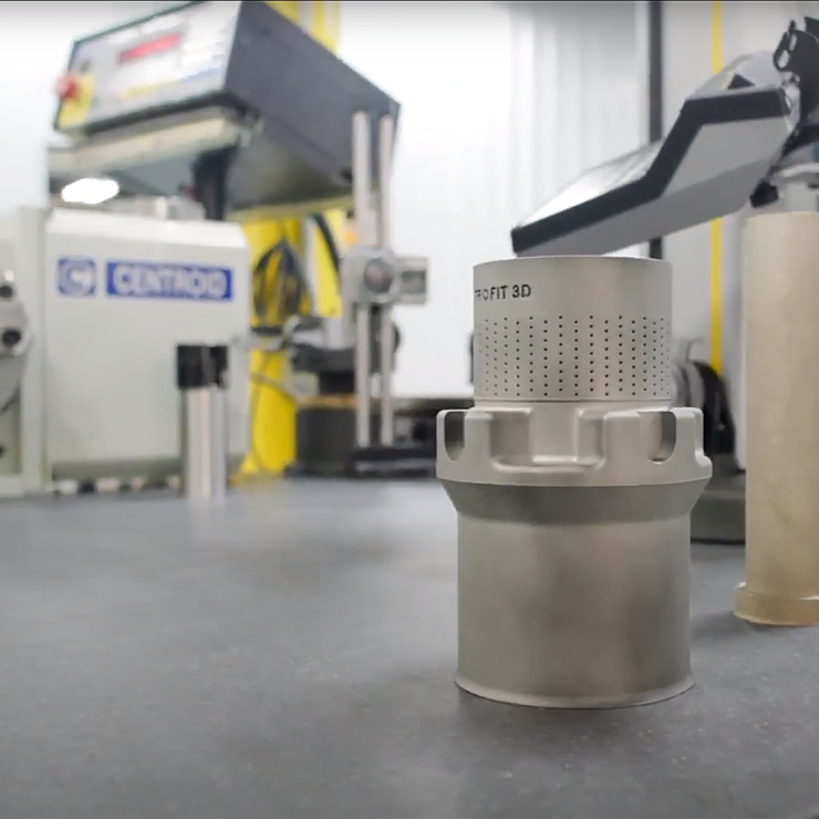 a part built by a 3D printer