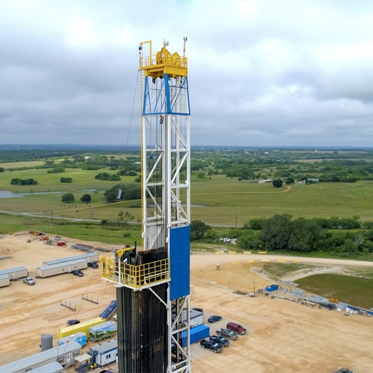  A view of the Eagle Ford rig