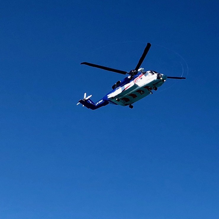 search-and-rescue helicopter