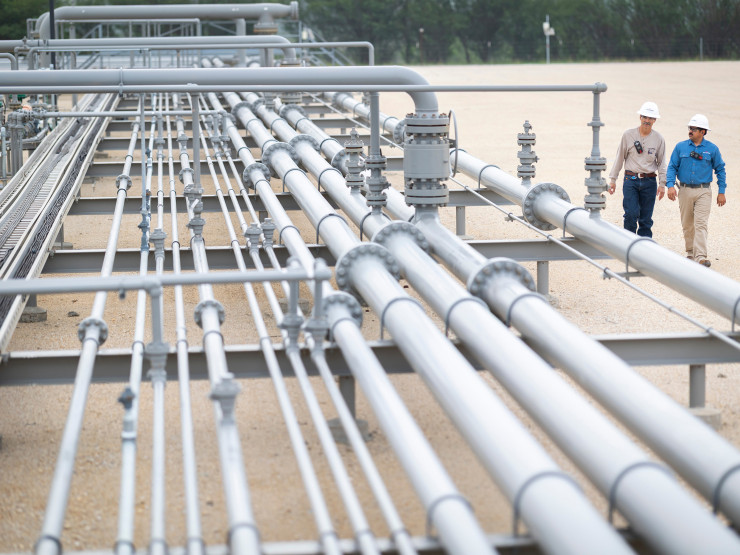  DeWitt Central Facility 24 near Yorktown, Texas. 
